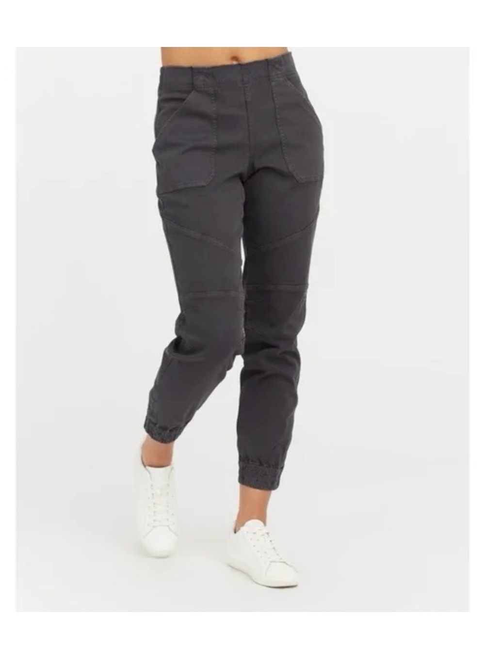 SPANX Charcoal Utility Jogger Pants - Picture 2 of 9